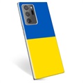 Coque Samsung Galaxy Note20 Ultra en TPU Drapeau Ukraine - Jaune et bleu clair