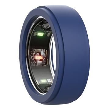 Samsung Galaxy Ring étui en silicone anti-rayures - Taille : 6/7/8/9 - Bleu foncé