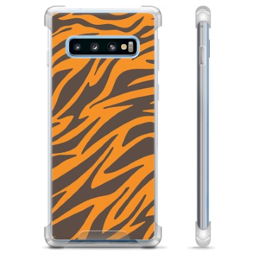 Coque Hybride Samsung Galaxy S10+ - Tigre