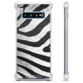 Coque Hybride Samsung Galaxy S10+ - Zèbre