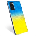 Coque Samsung Galaxy S20 FE en TPU Drapeau Ukraine - Bicolore