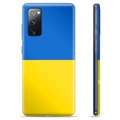 Coque Samsung Galaxy S20 FE en TPU Drapeau Ukraine - Jaune et bleu clair