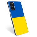 Coque Samsung Galaxy S20 FE en TPU Drapeau Ukraine - Jaune et bleu clair