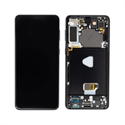 Coque Avant et Ecran LCD GH82-27267A pour Samsung Galaxy S21+ 5G - Noir