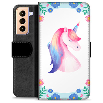 Étui Portefeuille Premium Samsung Galaxy S21+ 5G - Licorne