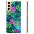 Coque Samsung Galaxy S21+ 5G en TPU - Fleurs Tropicales