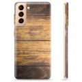 Coque Samsung Galaxy S21+ 5G en TPU - Bois