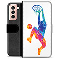 Étui Portefeuille Premium Samsung Galaxy S21 5G - Slam Dunk