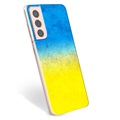 Coque Samsung Galaxy S21 5G en TPU Drapeau Ukraine - Bicolore