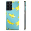 Coque Samsung Galaxy S21 Ultra 5G en TPU - Bananes