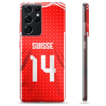 Coque Samsung Galaxy S21 Ultra 5G en TPU - Suisse