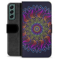 Étui Portefeuille Premium Samsung Galaxy S22+ 5G - Mandala Coloré