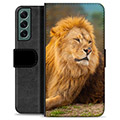 Étui Portefeuille Premium Samsung Galaxy S22+ 5G - Lion