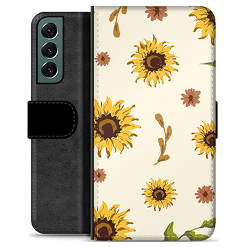 Étui Portefeuille Premium Samsung Galaxy S22+ 5G - Tournesol