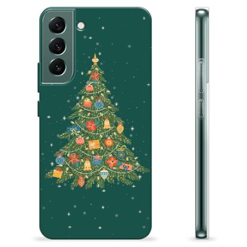 Coque Samsung Galaxy S22+ 5G en TPU - Sapin de Noël