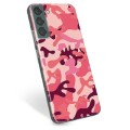 Coque Samsung Galaxy S22+ 5G en TPU - Camouflage Rose