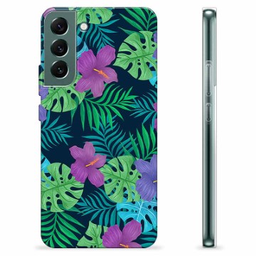 Coque Samsung Galaxy S22+ 5G en TPU - Fleurs Tropicales