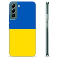 Coque Samsung Galaxy S22+ 5G en TPU Drapeau Ukraine - Jaune et bleu clair