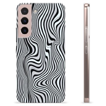 Coque Samsung Galaxy S22 5G en TPU - Zèbre Hypnotisant