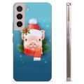 Coque Samsung Galaxy S22 5G en TPU - Cochonnet d'Hiver