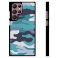 Coque de Protection Samsung Galaxy S22 Ultra 5G - Camouflage Bleu