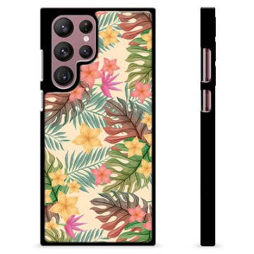 Coque de Protection Samsung Galaxy S22 Ultra 5G - Fleurs Roses