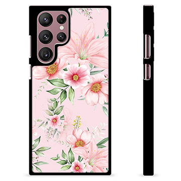 Coque de Protection Samsung Galaxy S22 Ultra 5G - Fleurs à L\'aquarelle