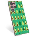 Coque Samsung Galaxy S22 Ultra 5G en TPU - Avocado Pattern