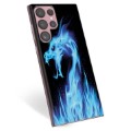 Coque Samsung Galaxy S22 Ultra 5G en TPU - Dragon Feu Bleu