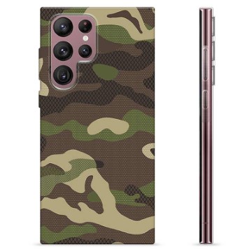 Coque Samsung Galaxy S22 Ultra 5G en TPU - Camouflage