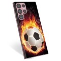 Coque Samsung Galaxy S22 Ultra 5G en TPU - Ballon Enflammé