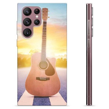 Coque Samsung Galaxy S22 Ultra 5G en TPU - Guitare