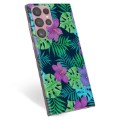 Coque Samsung Galaxy S22 Ultra 5G en TPU - Fleurs Tropicales