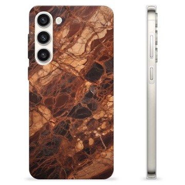 Coque Samsung Galaxy S23+ 5G en TPU - Marbre Ambre