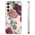 Coque Samsung Galaxy S23+ 5G en TPU - Fleurs Romantiques