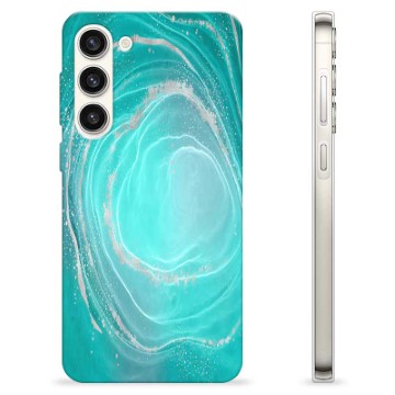 Coque Samsung Galaxy S23+ 5G en TPU - Tourbillon Turquoise