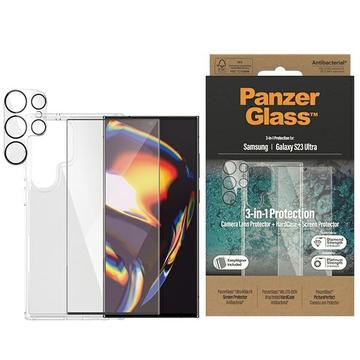 Pack de Protection Samsung Galaxy S23 Ultra 5G PanzerGlass 3-en-1 - Transparent