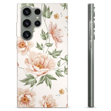 Coque Samsung Galaxy S23 Ultra 5G en TPU - Motif Floral