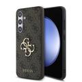 Coque Hybride Samsung Galaxy S24 FE Guess 4G Big Metal Logo - Marrone