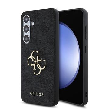 Coque Hybride Samsung Galaxy S24 FE Guess 4G Big Metal Logo - Grise