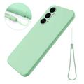 Coque Samsung Galaxy S24 FE en Silicone Liquide - Verte