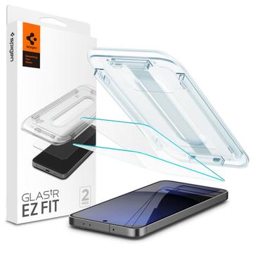 Protecteur d\'Écran Samsung Galaxy S24 FE Spigen Glas.tR Ez Fit - 2 Pièces