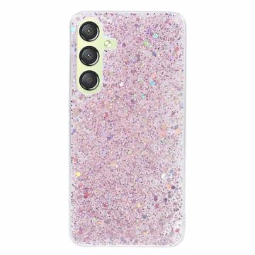 Coque Samsung Galaxy S24 en TPU Glitter Flakes