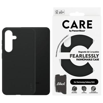 Coque Samsung Galaxy S24 PanzerGlass Care Fearlessly Fashionable - Compatible MagSafe - Noire