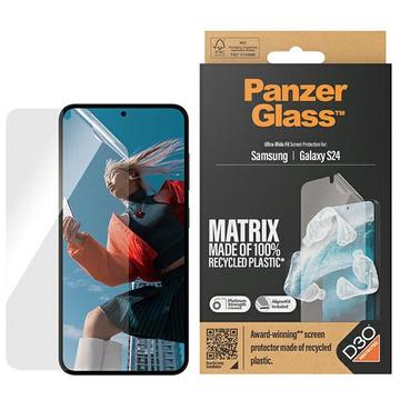 Protection d\'écran Samsung Galaxy S24 avec PanzerGlass Matrix D3O UWF AlignerKit - Clair