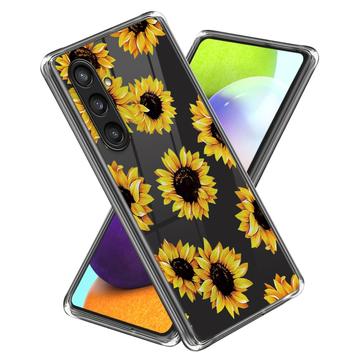 Coque Samsung Galaxy S24 en TPU Stylish Ultra Fin - Tournesols