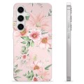 Coque Samsung Galaxy S24 en TPU - Fleurs à L'aquarelle