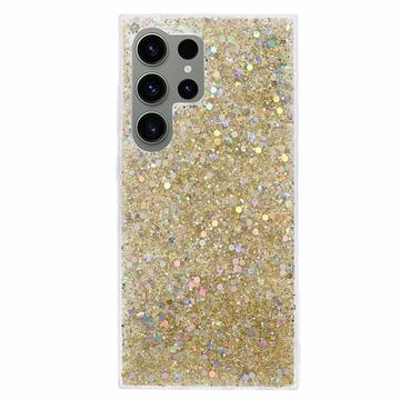 Coque Samsung Galaxy S24 Ultra en TPU Glitter Flakes