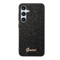 Coque Hybride Samsung Galaxy S24+ Guess Glitter Flakes Metal Logo