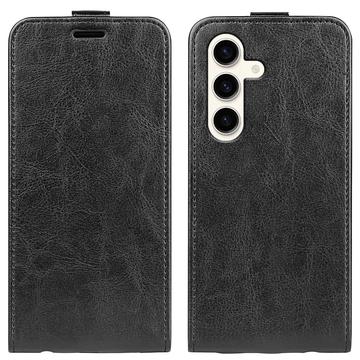 Étui à Rabat Vertical Samsung Galaxy S24+ avec Porte-Cartes